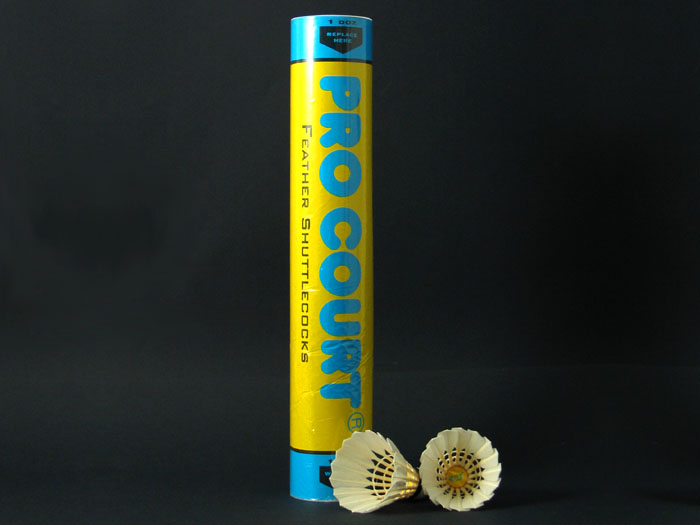 Перьевые воланы Pro Court Yellow Tube